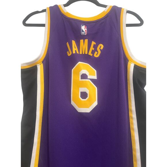 EUC - Jordan Brand LeBron James LA Lakers Player Jersey - Statement Edition - Picture 5 of 6